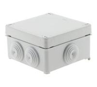 Zenitech Boîte étanche carrée 100x100x50mm à Visser IP55 - Gris