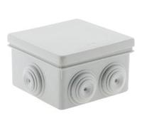 Zenitech - Boîte de dérivation étanche 80x80x46 mm - IP55 - Gris