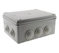 Zenitech Boîte étanche rectangulaire IP54 220×170×105 mm Blanc – Résistance au feu 750°C Vis 1/4 tour