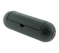 Zenitech-Boîtier de Protection pour Prolongateur Jardin-Vert-Étanche IP54-Idéal Usage Extérieur-Durable 40m-Matériaux Haute Performance Dimension L 20,5cm X l 7cm pour cordon cable diam 6à9mm