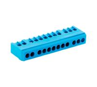 ZENITECH Bornier neutre 12 connexions bleu