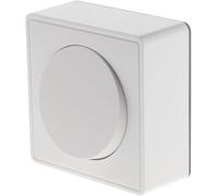 Zenitech - Bouton Poussoir 10A en Saillie Vulco - Installation Facile sans Outils - Idéal pour tous Intérieurs - Fixation Simple par Clips - Blanc (Lot de 5)
