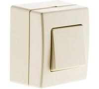 Zenitech - Bouton poussoir 10A saillie - blanc - Beijing blanc G