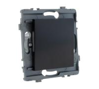 Zenitech Kouro Bouton poussoir encastrable - Noir