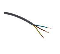 Zenitech Câble d'alimentation électrique H05VV-F 3G1,5mm² Gris - 25m