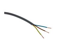 Zenitech - Câble d'alimentation électrique H05VV-F 3G2,5mm² gris - 5m