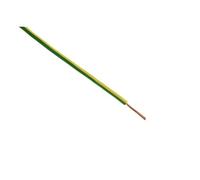Zenitech Câble d'alimentation électrique H07VK 1x1,5mm² Jaune et Vert - 5m