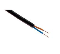 Zenitech - Câble d'alimentation électrique U-1000 R2V 2x1,5mm² noir - 100m