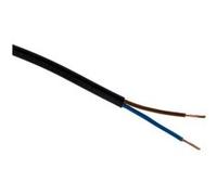 Zenitech H03VVH2-F 2x 0,75mm² - Noir - 10m