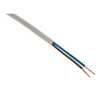 Zenitech H03VVH2-F 2x 0,75mm² - Blanc - 5m