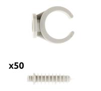 Zenitech Clips avec chevilles câbles Ø20 mm
