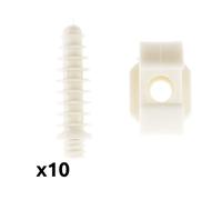 Zenitech Clips de fixation câbles - Ø20 mm
