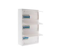 Coffret électrique équipé 39 modules - 11 disjoncteurs - Zenitech