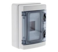 Zenitech - Coffret étanche IP65 4 modules livré avec Accessoires