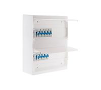 Zenitech - Coffret T3 26 modules équipé + 9 disjoncteurs + 2 interrupteurs + accessoires