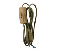Zenitech Cordon avec interrupteur - 1,5 m - Or