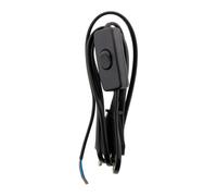 Zenitech Cordon pour luminaire avec interrupteur - Noir