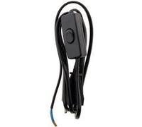 Zenitech Cordon pour luminaire avec interrupteur - Noir