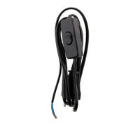 Zenitech Cordon pour luminaire avec interrupteur - Noir