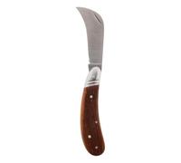 Zenitech Couteau d'électricien pliant 1 lame – Manche léger antidérapant – 10/17,2 cm