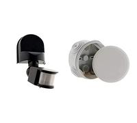 Zenitech Détecteur de Mouvement Noir IP44 & Boîte de Derivation étanche Ø65 Prof. 35mm - IP55