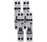 Zenitech Disjoncteur PH/N 10A NF (Lot de 4)