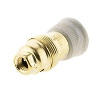 Zenitech douille E14 en laiton, bague porcelaine