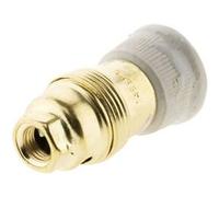 Zenitech - Douille E14 laiton bague porcelaine borne de terre Laiton G