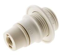 Zenitech - Douille E14 simple bague - blanc blanc G