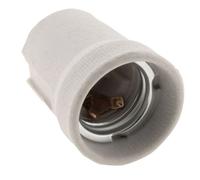 Zenitech Douille E27 à vis en porcelaine Blanche 250V 4A Sans bague