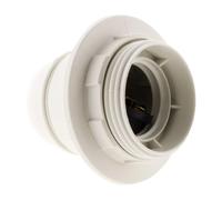 Zenitech Douille E27 + bague thermoplastique norme CE – blanc