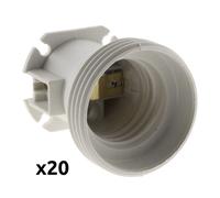 Zenitech douilles de chantier E27 - Lot de 20