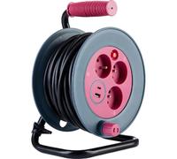 Zenitech Enrouleur électrique 3 prises + 2 USB