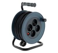 Zenitech enrouleur électrique 4 prises - 15 m