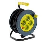 Zenitech Enrouleur électrique 4 prises - 15 m