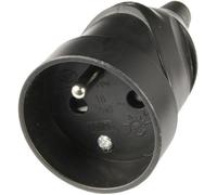ZENITECH Fiche électrique femelle 16A 2P + T noir