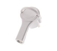 Zenitech - Fiche mâle 2P+T 16A extraplate - Blanc