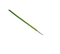 Zenitech Câble électrique rigide H07V-U 2,5 mm² jaune/vert 10 m