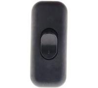 Interrupteur 2A Unipolaire - Noir - Zenitech