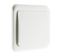Zenitech Interrupteur Simple encastré Antaria - Blanc