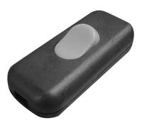 Zenitech Interrupteur 2A Unipolaire Luminescent - Noir