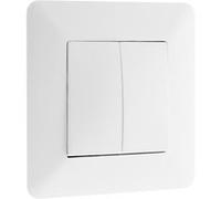 Zenitech - Interrupteur va et vient double Artezo - Blanc blanc G