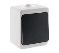 Interrupteur Va et Vient - IP54 - noir - Zenitech