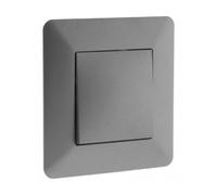 Zenitech Interrupteur va-et-vient - Titane