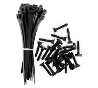 Zenitech kit colliers et embases - Lot de 25+25