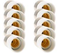 Zenitech - Lot de 10 adaptateurs douille E27/E14