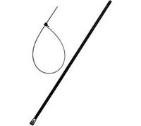 Zenitech - Lot de 10 colliers réutilisables 7,6x 370mm - Noir Noir G