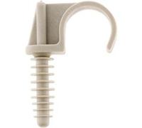 Zenitech - Lot de 10 fixe tubes Ø20mm - Gris