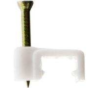 Zenitech – Crochets de fixation pour fils Ø1 mm – Lot de 100 – Blanc