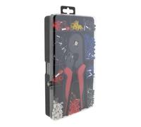 Zenitech Pince à sertir + lot de 1200 cosses 0,5 à 10 mm² – 121797